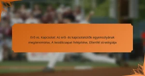 Erő vs. Kapcsolat: Az erő- és kapcsolatütők egyensúlyának megteremtése, A kezdőcsapat felépítése, Ellenfél stratégiája